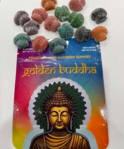Golden buddha psychedelic vegan magic mushroom gummies