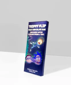 Trippy Flip Milk Chocolate – 3500mg Psilocybin & 500mg THC
